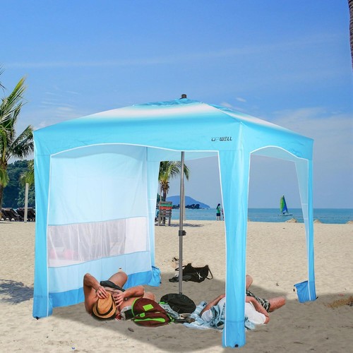 Beach Tent Easy Set Up Canopy Sun Shelter Cool Cabana Shade with UPF 50+UV