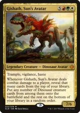 MTG Magic the Gathering Gishath, Sun's Avatar (222/317) Ixalan LP