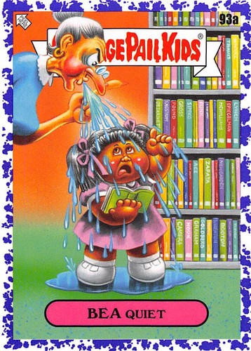 GARBAGE PAIL KIDS 2020 TARDE TO SCHOOL BORDO VIOLA PARALLELO PICK-A-CARD GPK W@W - Foto 370 di 401
