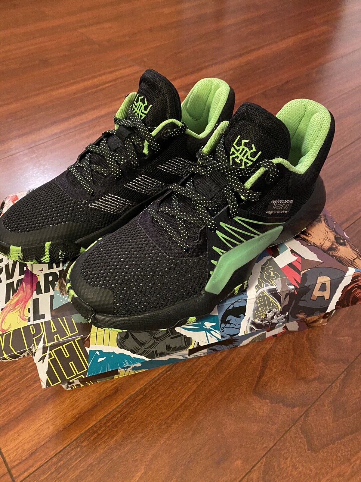 Respectvol triatlon Supersonische snelheid Adidas D.O.N. Issue #1 Donovan Mitchell Men/Boys Size 5 Green Basketball  Shoe | eBay