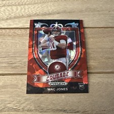 2021 Prizm Draft Picks Jones Crusade #170 Red Cracked Ice Rookie RC PATRIOTS