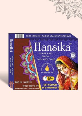 Hansika Natural Herbal Mehndi Mehandi Cone Henna Temporary Body Tattoo Free Ship