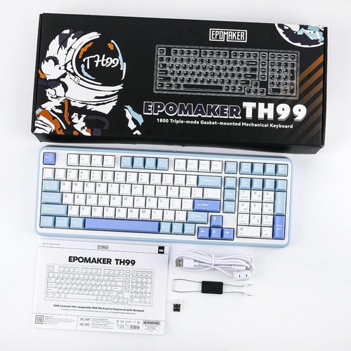 EPOMAKER TH99 96% Tri-Mode Wireless Gasket Hot Swappable Mechanical Keyboard - Picture 2 of 9