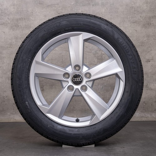 Audi Q2 ruote invernali 17 pollici GA cerchi Rotor 81A601025B argento - Foto 4 di 5