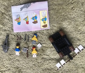 Lego 6257 Castaway's Raft Legoland Pirates COMPLETE with Instructions 1989