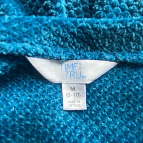 TIME And TRU Womens turquoise, teal Chenille Sweater Size M (8/10) Soft - Picture 6 of 8