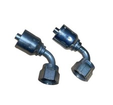 Parker 1J943-8-6 Female Seal-Lok Crimp Style Hydraulic Hose Fitting (LOT OF 2)