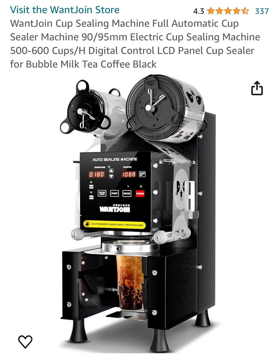 WantJoin Cup Sealing Machine Full Automatic Cup Sealer Machine WZ