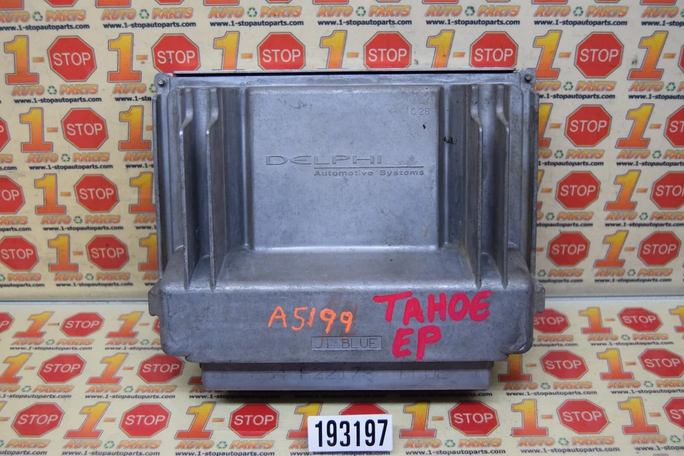 2003-2006 CHEVROLET TAHOE ENGINE COMPUTER MODULE ECU ECM 12589463 YHZS OEM - Изображение 3 из 4