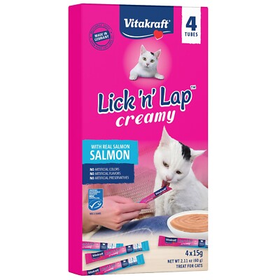 RA Lick 'n' Lap Creamy Salmon - 4ct (4 Pack)