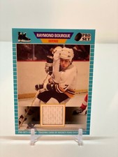 2021-22 Leaf Pro Set Hockey Raymond Bourque Jersey Patch Blue Parallel #PSM-68