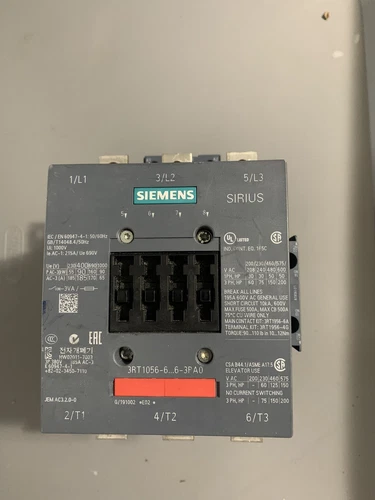 Siemens 3RT1056-6AF36 SIRIUS IEC Contactor Its New Without Box.