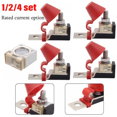 1set Universal 60-300A Battery Fuse Terminal Fuse Block Kit For Car Marine Boat