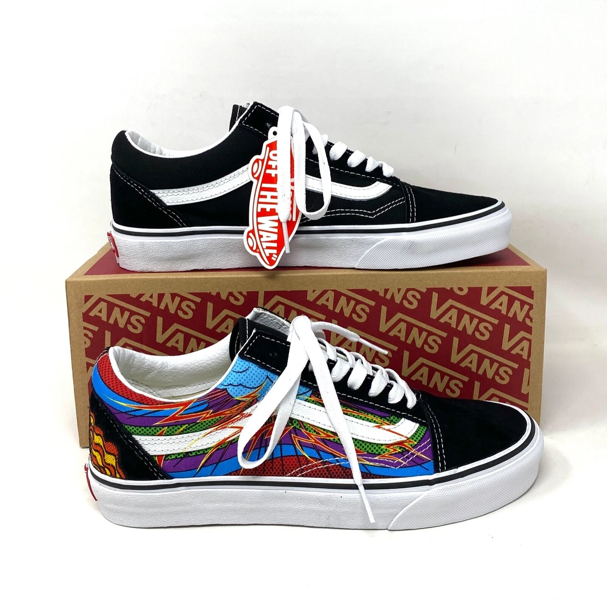 Vans old skool multicolor black cheap