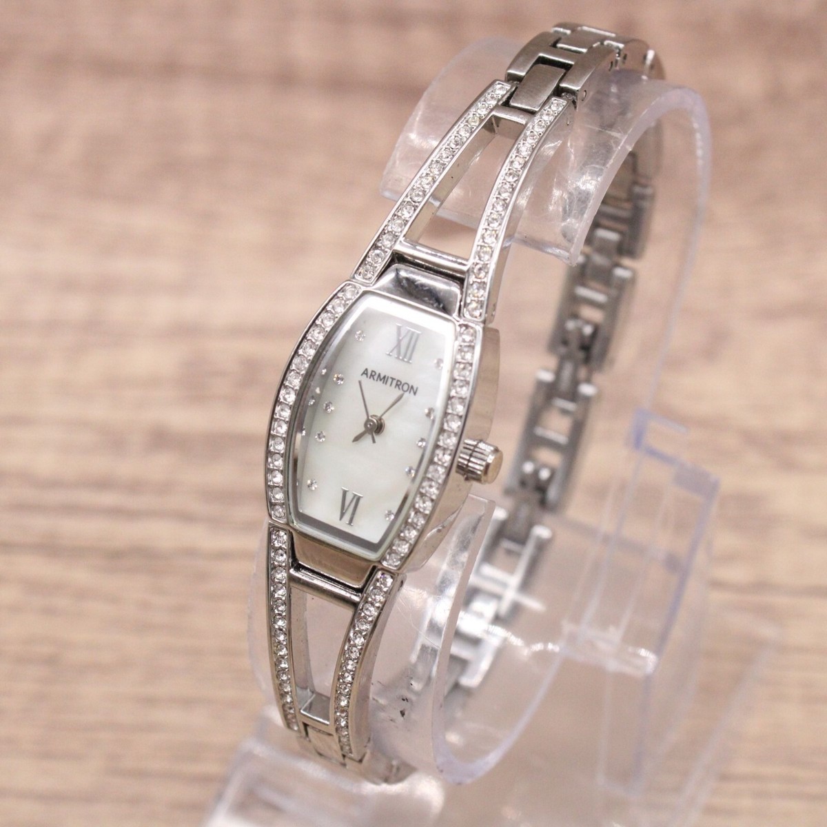 Armitron Watch Womens Silver Tone Stainless Steell 