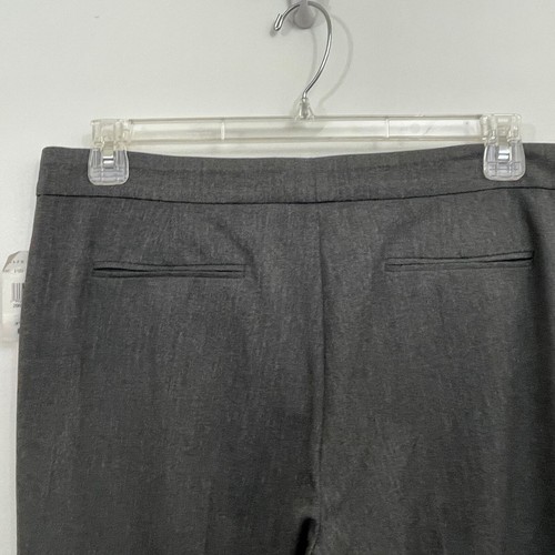 Lauren Ralph Lauren Gray Dress Trouser Pants Size 10 Viscose Blend Stretch - Picture 7 of 10