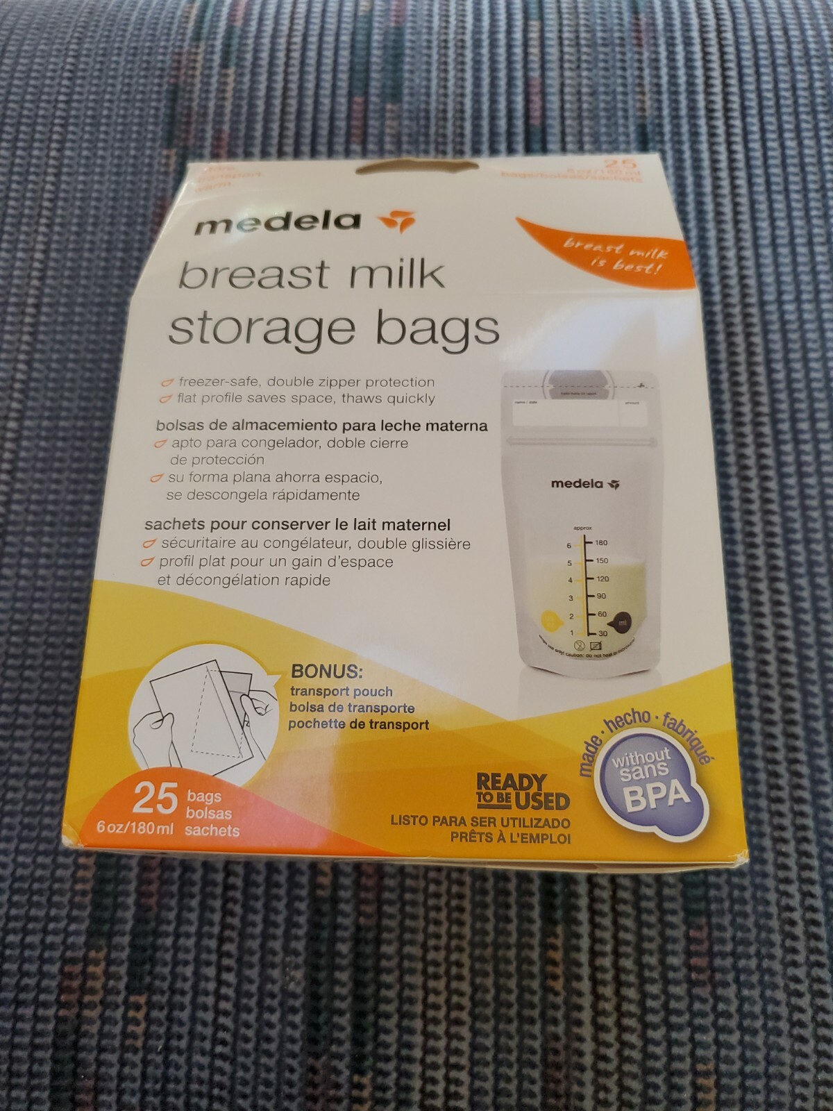 MEDELA Breast Milk Storage Bags 25 Count- New