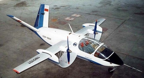 Antonov An-181 Experimental Airplane Wood Model Replica Large Free Shipping - Picture 2 of 2