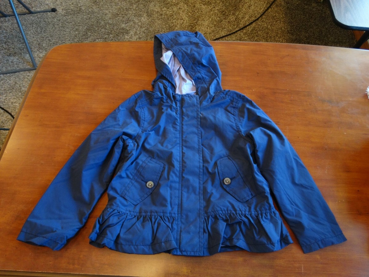 Veste Fille Old Navy Style Peplum Avec Capuche Et Fermeture Zip/boutons - Neuf Avec étiquettes