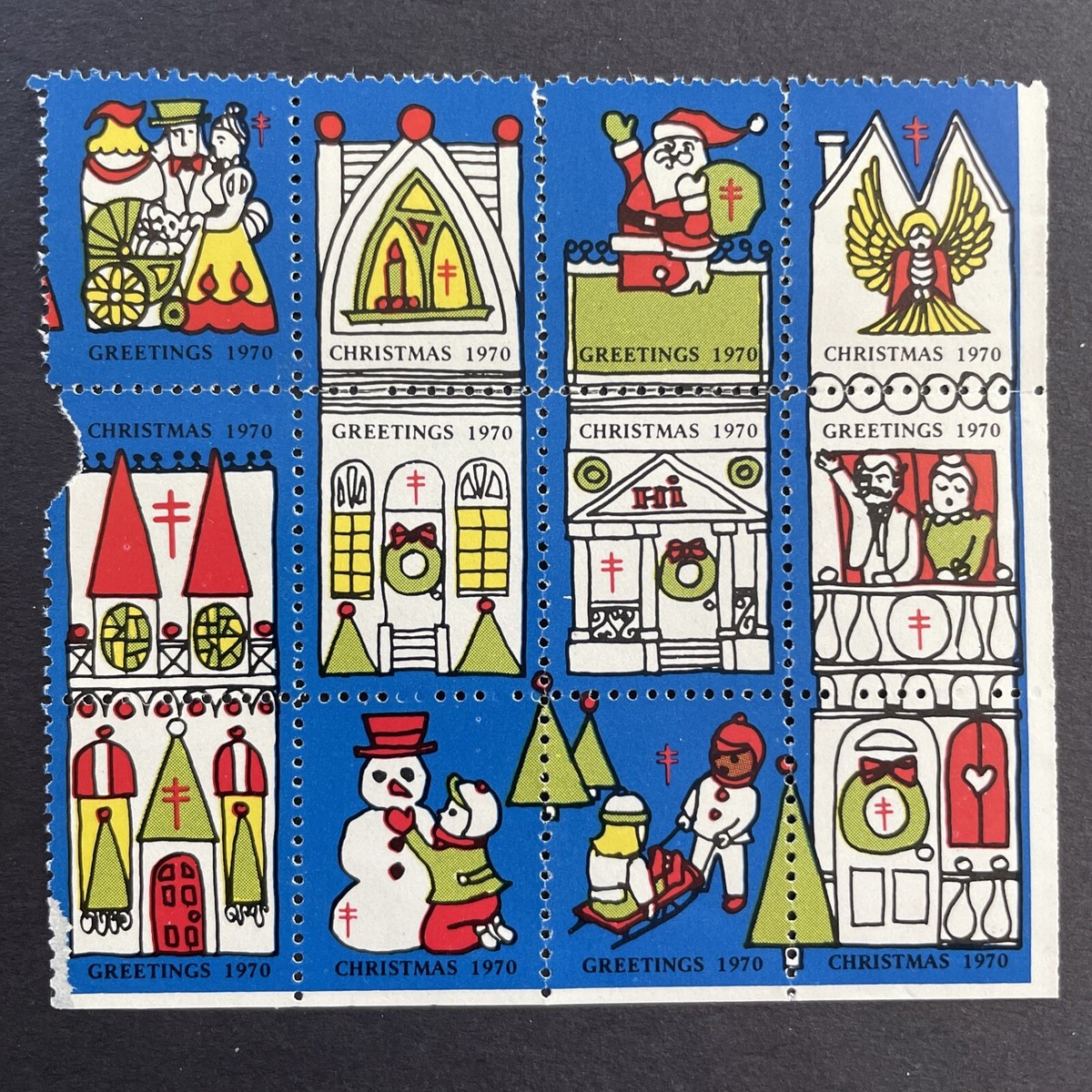 1970 Christmas Seals WX242 Block of 12 Stamps. MNH | eBay