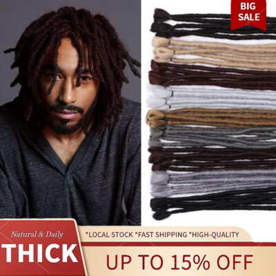 Short Dreadlocks 6''-12'' Hippie Dreads Lock Extensions Handmade Crochet Braids US