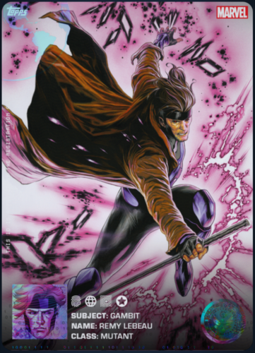 Gambit X-Men Registration Act EPIC Award (cc#133) Topps Marvel Collect Digital - Picture 1 of 10