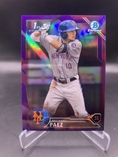 Michael Paez New York Mets Bowman 1st 2016 Bowman Draft Chrome Purple /250