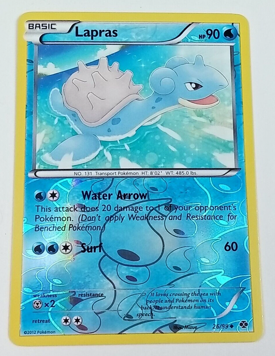 Lapras 26/99 Next Destinies Reverse Holo Pokémon Card 2012 | eBay