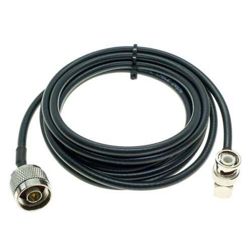 N Male To BNC Male Right Angle RA 90° Lot RF Coax Pigtail Jumper RG58 Cable - Afbeelding 1 van 3