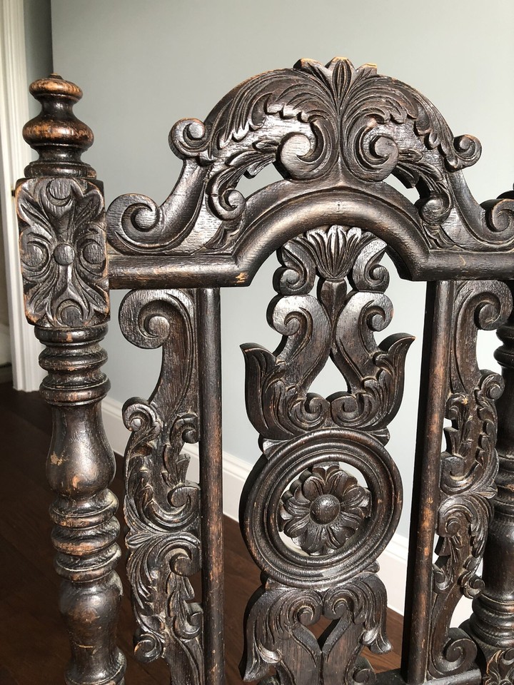 Pair of Antique Victorian dining Chairs eBay