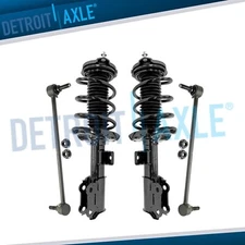 Front Left Right Struts Coil Spring Sway Bars Kit for Hyundai Sonata Kia Optima