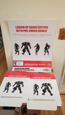 Anthem Legion of Dawn Promotional 28'' x 22'' Poster 2 Displays 13''×21'' (lot of 3)