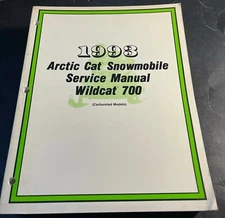 1993 ARCTIC CAT SNOWMOBILE WILDCAT 700 SERVICE MANUAL 2254-830 (352)