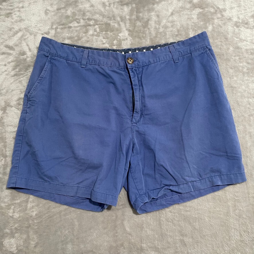 Chubbies Shorts Mens 40 Blue Chino Stretch Golf Casual Flat Front Outdoor