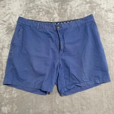 Chubbies Shorts Mens 40 Blue Chino Stretch Golf Casual Flat Front Outdoor