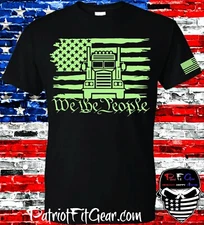 t-shirt,Trucker,We The People,Trucker Life,Flag,Trucking,Semi Truck,Rig,Hoodie