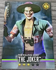 Raw Thrills Injustice Series 3 The Killing Joke The Joker 95/120 Card Non-Holo