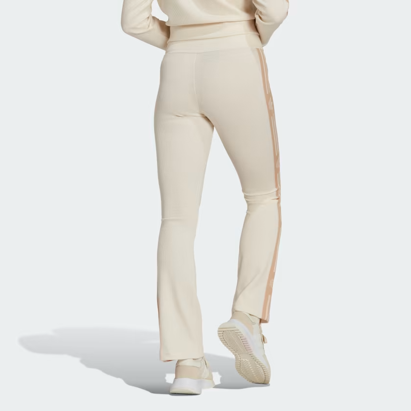 【ADIDAS】Ribbed Flared Leggings - Wonder Beige / JN3023 CLOTHING - Rib Flared Leggings - Pink | adidas Oman
