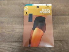 Marks & Spencer Small Black 10 Denier Smooth Matt Leg Bodyshaper Tights