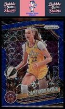 2025 Panini Prizm WNBA #87 Cameron Brink Blue Velocity Prizms