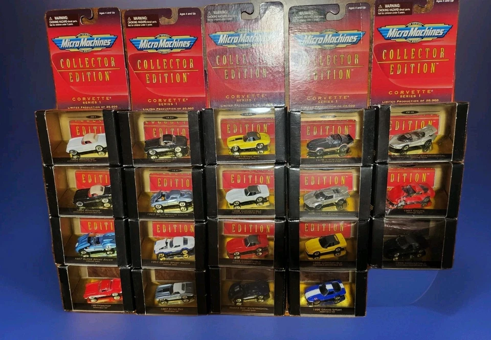 Micro Machines Z89 Series 1 Collector Edition 19 Corvette Collection 1/6,700 OBO - Image 2 of 4