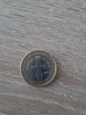 1 Euro Münze 2008 Kibris, Zypern Selten