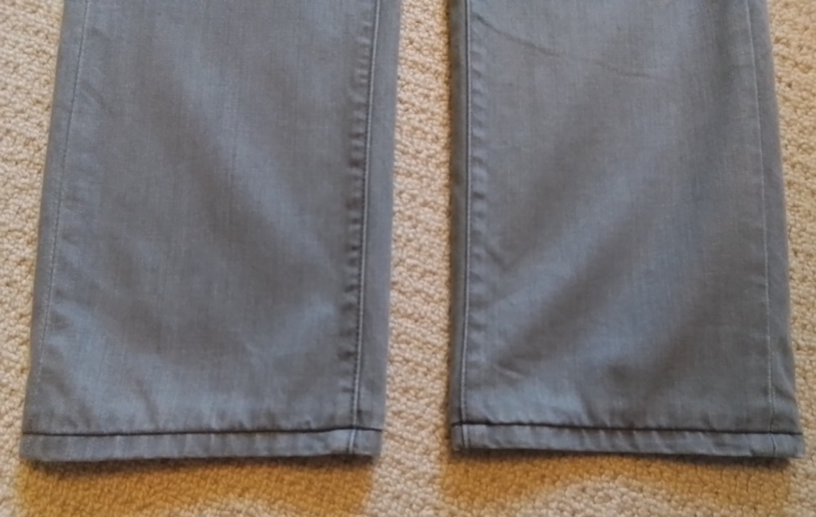 Mens Jeff Banks Straight Leg Jeans Grey Button W34 L29 Very Good Condition image 9