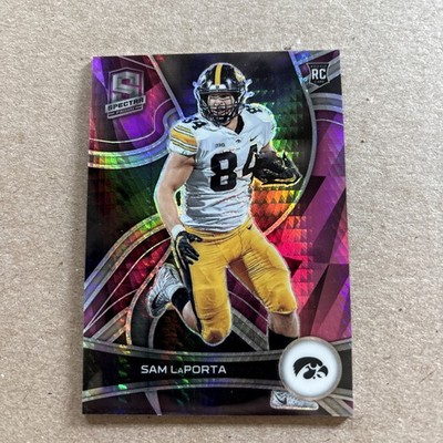 Sam LaPorta 1/75 2023 Chronicles Draft Picks Neon Pink Prizm #90 Rookie RC 0ud4