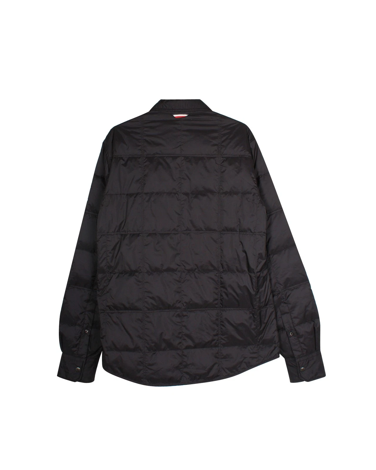 Moncler Giubbotto imbottito trapuntato in nylon uomo nero Xl