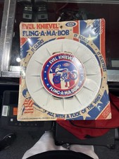 RARE Vintage 1975 EVEL KNIEVEL Frisbee Disc FLING-A-MA-BOB   SEALED NOS NIB