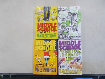4 JAMES PATTERSON # HC MIDDLE SCHOOL WORST YEARS BULLIES ROTTEN LUCK LIAR