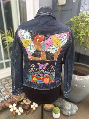 Up Cycled Women s Espirit Jean Jacket size 4