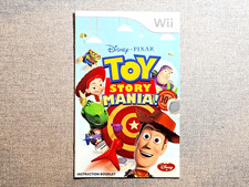 Toy Story Mania Instruction Manual Only - Nintendo Wii