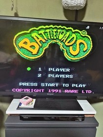 Famicom Battletoads Mesaiya Tested Working